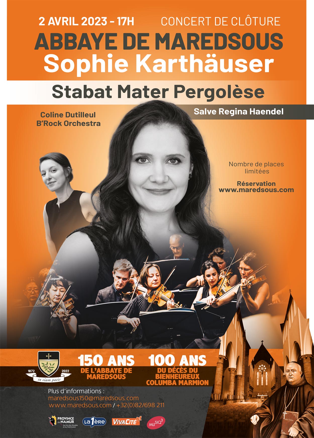 Concert Abbaye de Maredsous Jbubilés