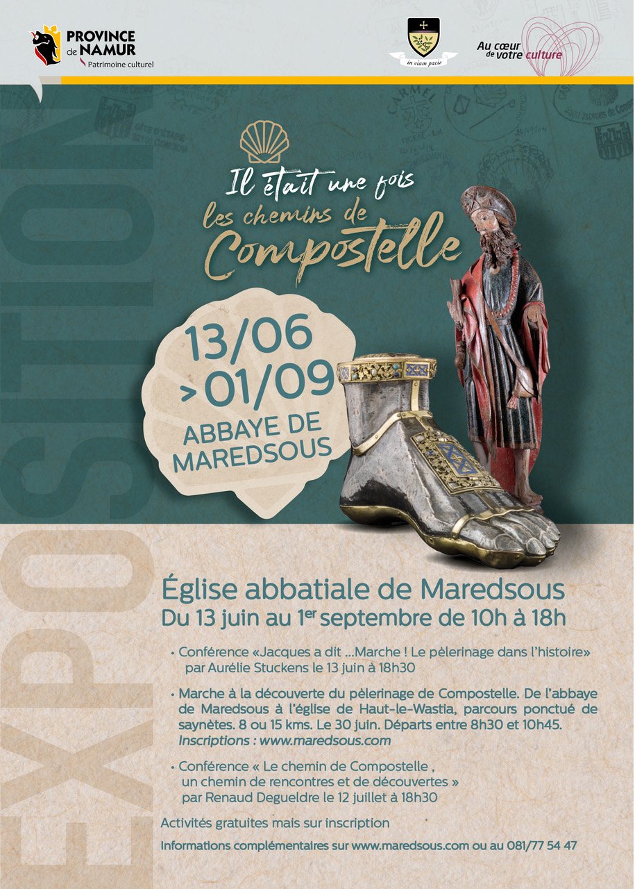 Exposition Saint Jacques de Compostelle – Abbaye de Maredsous