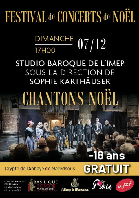 Concert de Noël 2025 ( 07/12 ) Ticket gratuit étudiant -18 ans