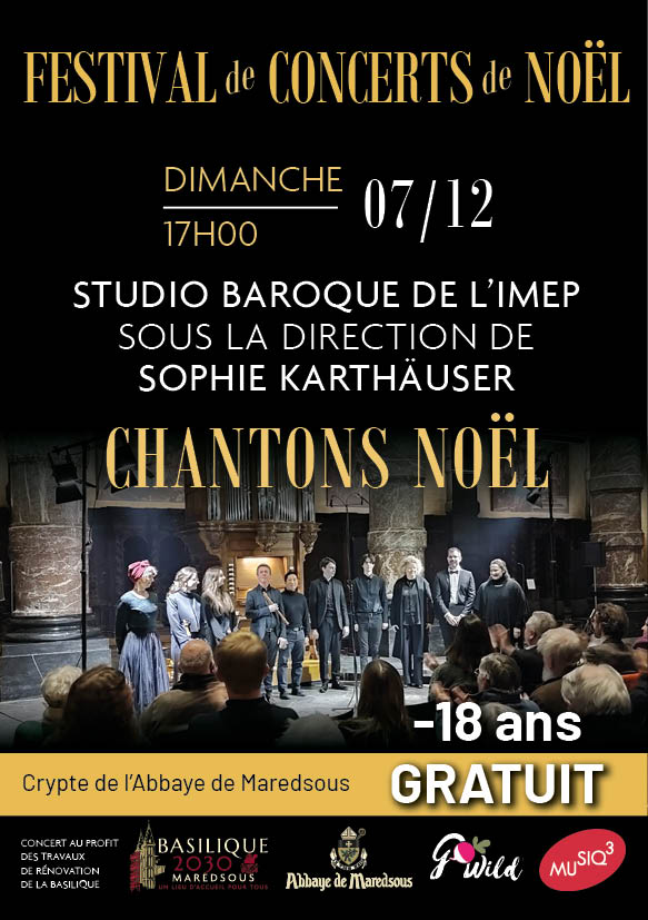 Concert de Noël 2025 ( 07/12 ) Ticket gratuit étudiant -18 ans
