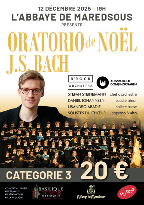 Concert J.S. Bach B’Rock Orchestra ( CAT 3 )